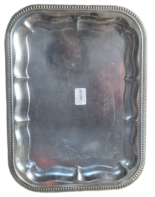 Gilded Silver Serving Tray