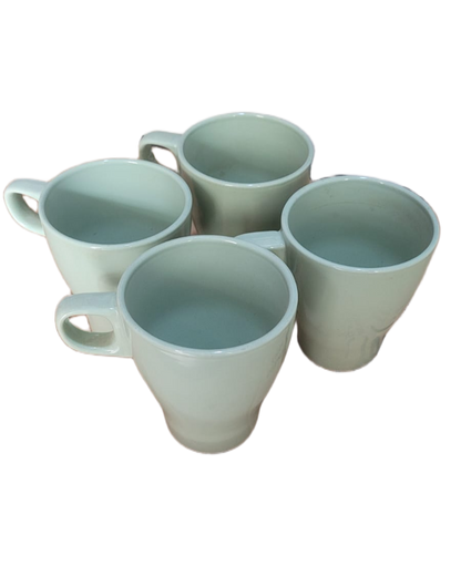 4 PC Mint Green Matching Cup/Mug Set